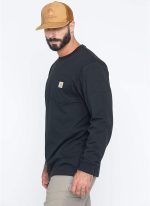 Carhartt Men's Loose Fit Heavyweight Long-Sleeve Pocket T-Shirt - Image 6